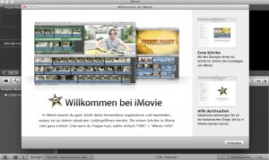 screenshot_imovie Im Mac integriert: iMovie, das Einsteigerprogramm von Apple.
