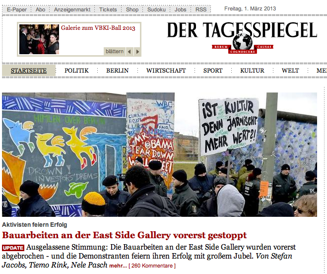 Einer der wenigen Gewinner im Dezember 2012: der "Tagesspiegel".